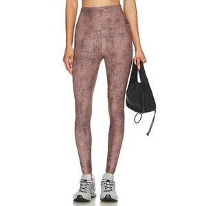 Beyond Yoga SoftMark Snakeskin Print High Waisted‎ Yoga Pants Leggings size XL